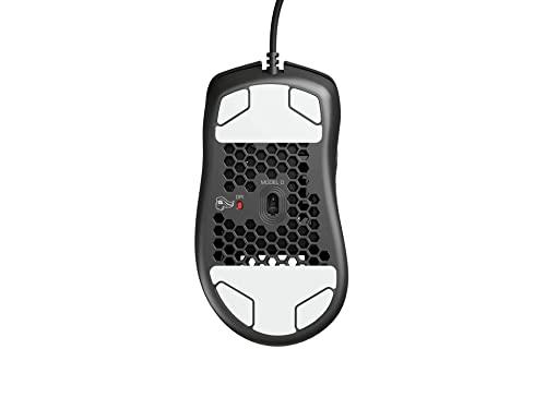 Glorious Gaming Mouse - Glorious Model D Honeycomb Mouse - Ratón RGB superligero para PC - 68 g - Ratón con cable negro mate