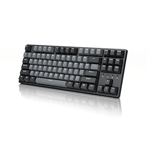 Teclado Mecânico Durgod Taurus K320 TKL | 87 Teclas Tenkeyless | USB C Wired | Chaves PBT de dupla-chave | Chaves programáveis | NKRO Rollover | Windows & Mac | Cherry MX Speed Silver, Space Grey