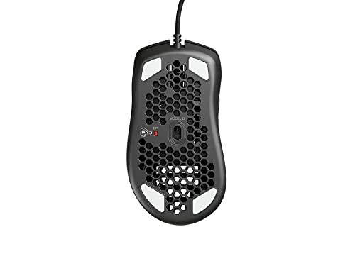 Glorious Gaming Mouse - Glorious Model D Honeycomb Mouse - Ratón RGB superligero para PC - 68 g - Ratón con cable negro mate