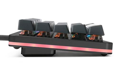 DROP ALT Mechanical Keyboard - 65% (67 klawiszy) klawiatura dla graczy, przełączniki Hot-Swap, programowalne makra, podświetlenie LED RGB, USB-C, Doubleshot PBT, aluminiowa ramka (Cherry MX Brown, Black)