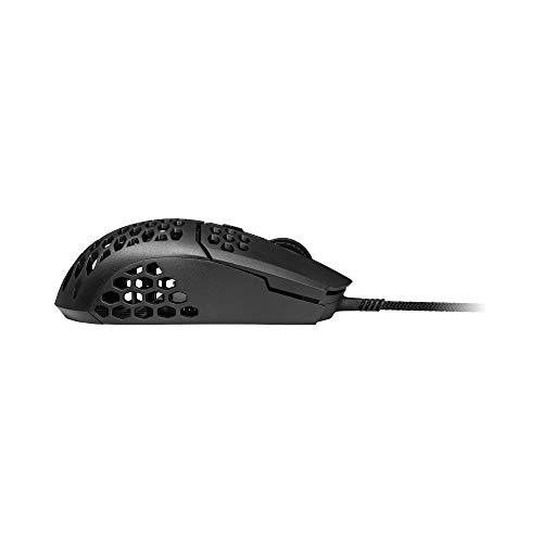 Rato de jogo Cooler Master MM710 53G com concha leve do favo de mel, cabo Ultraweave Ultralight, sensor óptico Pixart 3389 16000 DPI