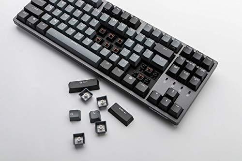 Durgod Taurus K320 TKL Mechanical Keyboard | 87 klawiszy Tenkeyless | USB C Wired | Doubleshot PBT Keycaps | Programowalne klawisze | NKRO Rollover | Windows & Mac | Cherry MX Speed Silver, Space Grey