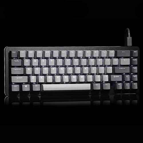 DROP ALT Mechanical Keyboard - 65% (67 klawiszy) klawiatura dla graczy, przełączniki Hot-Swap, programowalne makra, podświetlenie LED RGB, USB-C, Doubleshot PBT, aluminiowa ramka (Cherry MX Brown, Black)