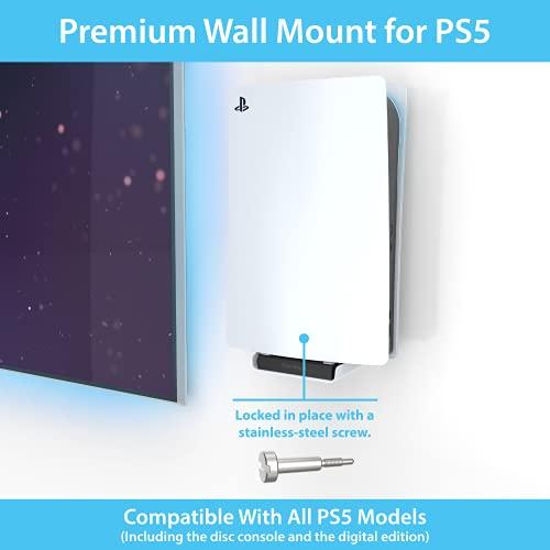 Soporte de pared TotalMount para PS5 - Monta la Playstation 5 en la pared junto al televisor (Kit de soporte de pared de calidad superior)