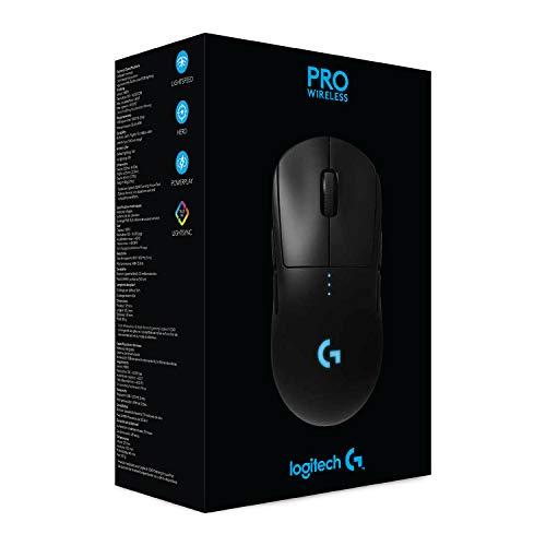 Ratón inalámbrico para juegos Logitech G Pro con rendimiento de nivel deportivo