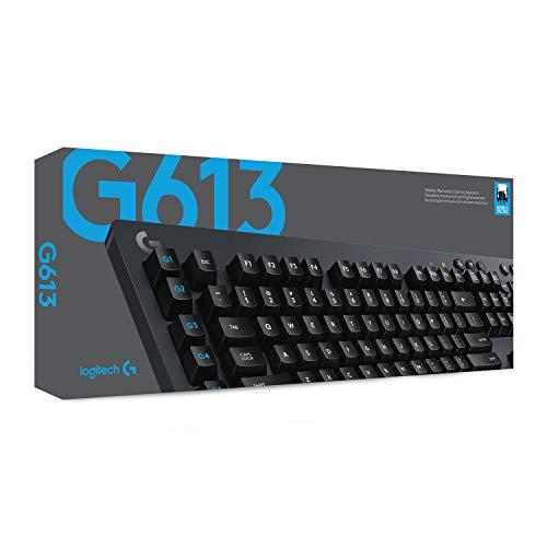 Logitech G613 LIGHTSPEED Bezprzewodowa mechaniczna klawiatura do gier, łączność Multihost 2,4 GHz + Blutooth - czarna