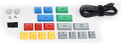 Vortexgear Race 3 - Teclado mecánico para juegos - Gris - PBT DSA Profile Dye Sub - Carcasa de aluminio CNC gris (Cherry Mx-Brown)