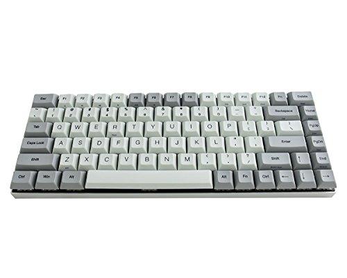 Vortexgear Race 3 - Teclado mecánico para juegos - Gris - PBT DSA Profile Dye Sub - Carcasa de aluminio CNC gris (Cherry Mx-Brown)