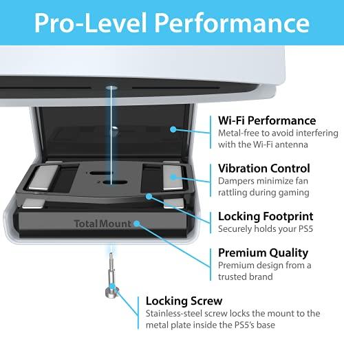 TotalMount Wall Mount para PS5 - Monta o Playstation 5 em uma parede pela sua TV (Kit Premium-Grade Wall Mount)