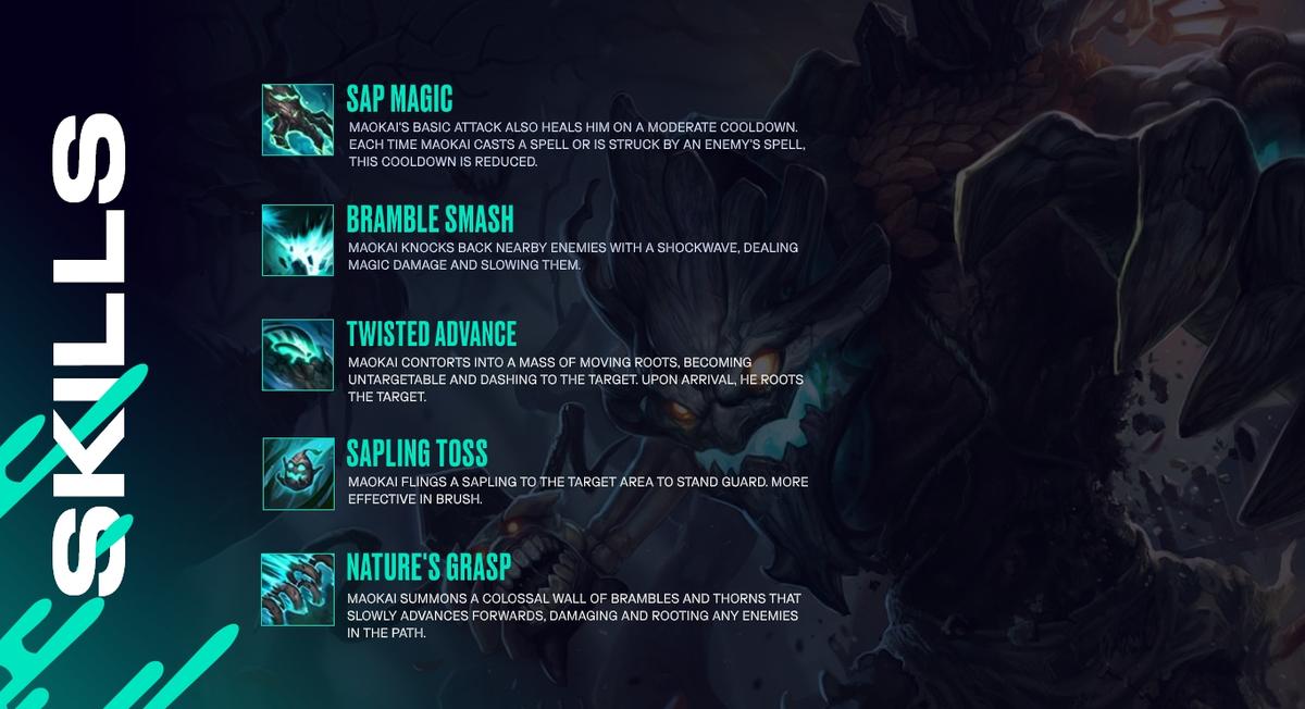 Maokai Habilidades