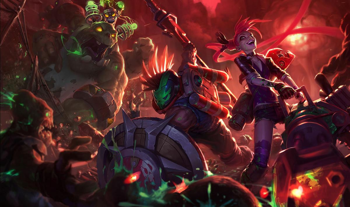 Jinx exterminadora de zombis