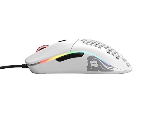 Glorious Gaming Mouse - Modelo O 67 g Super Light Honeycomb Mouse, Matte White Mouse