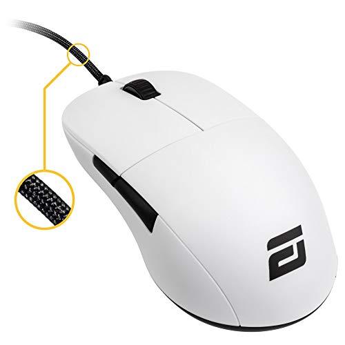ENDGAME GEAR XM1 Gaming Maus, programmierbare Maus mit 5 Tasten und 16.000 DPI, weiß