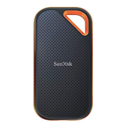SanDisk 2TB Extreme PRO Portable SSD - do 2000MB/s - USB-C, USB 3.2 Gen 2x2 - zewnętrzny dysk półprzewodnikowy - SDSSDE81-2T00-G25