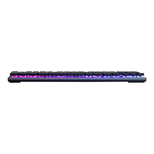 Cooler Master SK630 Clavier mécanique sans touches avec interrupteurs Cherry MX Low Profile en aluminium brossé