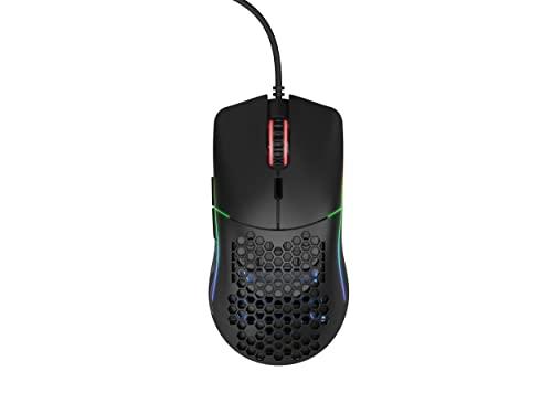 Glorious Gaming Mouse - Modelo O 67 g Superlight Honeycomb Mouse, Ratón Negro Mate, Ratón USB Gaming