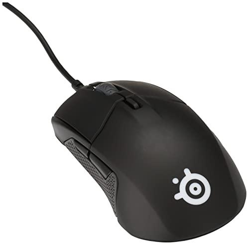 Mouse da gioco SteelSeries Sensei 310 - Sensore ottico TrueMove3 da 12.000 CPI - Design ambidestro - Pulsanti a grilletto diviso - Illuminazione RGB, nero