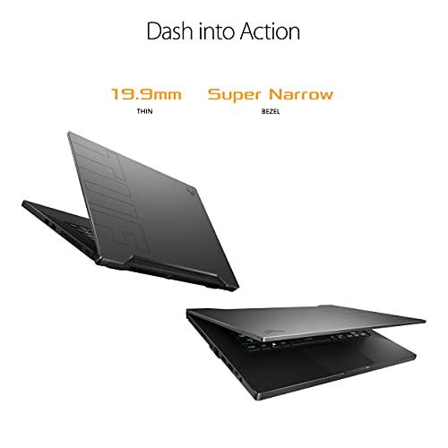 ASUS TUF Dash 15 (2021) Ultra Slim Gaming Laptop, 15,6" 144Hz FHD, GeForce RTX 3050 Ti, Intel Core i7-11370H, 8GB DDR4, 512GB PCIe NVMe SSD, Wi-Fi 6, Windows 10, Eclipse Grey Color, TUF516PE-AB73