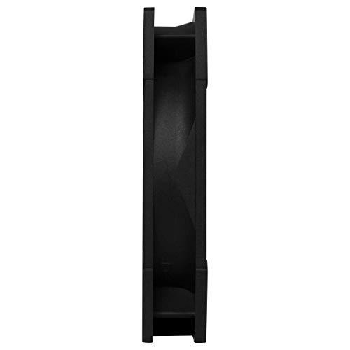 ARCTIC F14 Silent - Ventola per case da 140 mm, ultra silenziosa, motore extra silenzioso, computer, quasi impercettibile, velocità della ventola: 800 RPM - Nero/Bianco