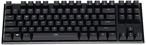 HyperX Alloy FPS Pro - Clavier de jeu mécanique sans clé - 87 touches, format ultra-compact - Clicky - Cherry MX Blue - Rétroéclairage LED rouge (HX-KB4BL1-US/WW)