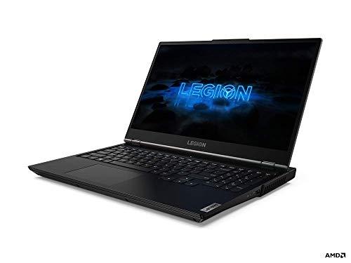 Lenovo Legion 5 Gaming Laptop, 15,6" FHD IPS Display, AMD Ryzen 5 4600H, Webcam, beleuchtete Tastatur, Wi-Fi 6, USB-C, HDMI, GeForce GTX 1650 Ti, Windows 10 Home, 8GB Speicher, 256GB PCIe SSD + 1TB HDD