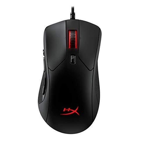 HyperX Pulsefire Raid - Ratón para juegos, 11 botones programables, RGB, diseño ergonómico, cómodos agarres laterales, personalización controlada por software