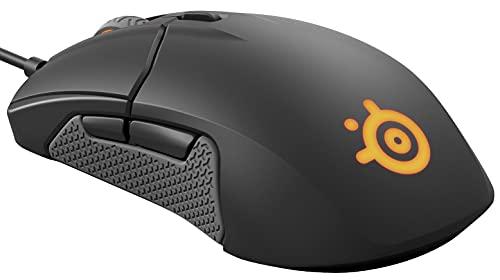 Mouse da gioco SteelSeries Sensei 310 - Sensore ottico TrueMove3 da 12.000 CPI - Design ambidestro - Pulsanti a grilletto diviso - Illuminazione RGB, nero