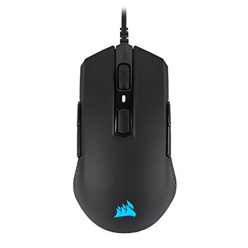 Corsair M55 RGB Pro Wired Ambidextrous Multi-Grip Gaming Mouse - 12,400 DPI capteur réglable - 8 boutons programmables - Black