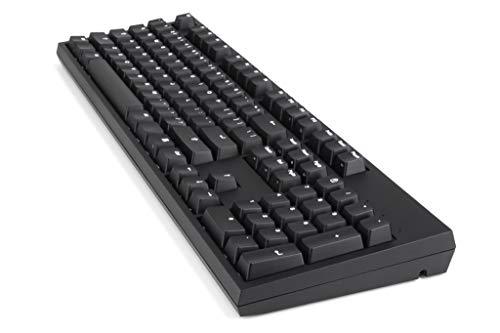 Code V3 104-Key Illuminated Mechanical Keyboard - Rétro-éclairage LED blanc, boîtier noir (Cherry MX Blue)