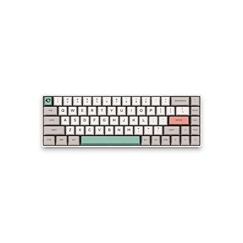 EPOMAKER AKKO 3068 9009 Tastiera meccanica retrò a 68 tasti senza tasti con interruttore Cherry MX, N-Key Rollover, copritasti in PBT, porta di tipo C per giocatori (interruttore Cherry Brown, 3068-9009)