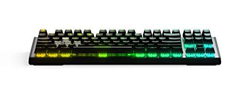 Teclado mecánico para juegos SteelSeries Apex M750 RGB - Marco de aluminio - Retroiluminación LED RGB - Interruptor lineal y silencioso - Notificaciones de discordia