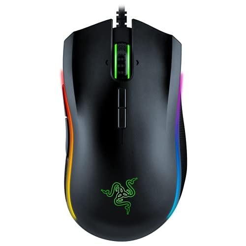 Przewodowa mysz Razer Mamba Elite: czujnik optyczny 16,000 DPI - podświetlenie Chroma RGB - 9 programowalnych przycisków - mechaniczne przełączniki