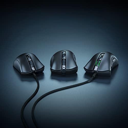 Bezprzewodowa mysz Razer DeathAdder V2 Pro: czujnik optyczny 20K DPI - 3 razy szybszy niż mechaniczny przełącznik optyczny - podświetlenie Chroma RGB - żywotność baterii 70 godzin - 8 programowalnych przycisków - klasyczna czerń