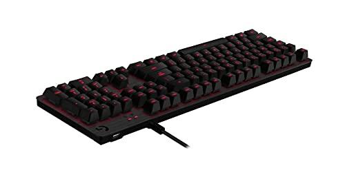 Tastiera da gioco meccanica retroilluminata Logitech G413 con USB Passthrough - Carbonio