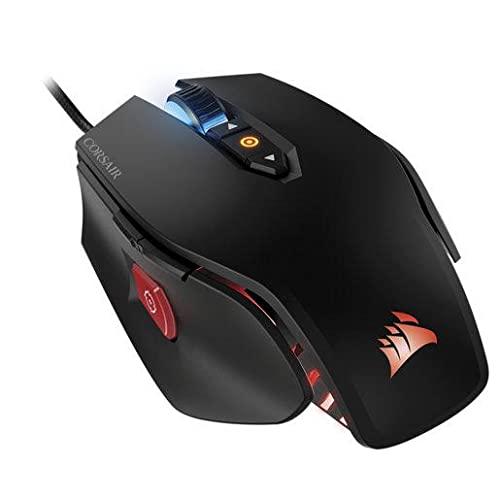 Corsair M65 PRO RGB Optical FPS Gaming Mouse (capteur optique 12000 DPI, poids réglables, 8 boutons programmables, rétroéclairage multi-couleurs RVB 3 zones, compatible Xbox One) - Noir