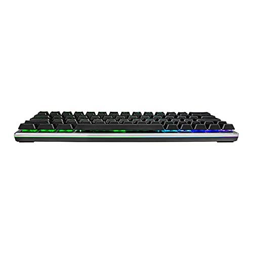 Cooler Master Sk-621-Gklr1-US Teclado mecánico SK621 60% con interruptores Cherry MX de perfil bajo y diseño de aluminio cepillado