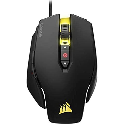 Corsair M65 PRO RGB Optical FPS Gaming Mouse (capteur optique 12000 DPI, poids réglables, 8 boutons programmables, rétroéclairage multi-couleurs RVB 3 zones, compatible Xbox One) - Noir