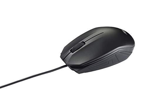 ASUS UT280 kabelgebundene optische Maus für Rechts- und Linkshänder - Schwarz