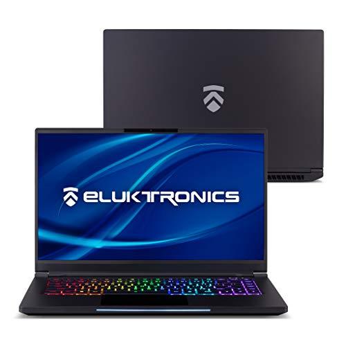 Eluktronics MAG-15 Portátil de juego delgado y ultraligero con NVIDIA GeForce GTX 1660Ti y teclado mecánico RGB - CPU Intel i7-9750H 6GB GDDR6 GPU VR Ready 15,6" 144Hz Full HD IPS 512GB NVMe SSD + 16GB RAM