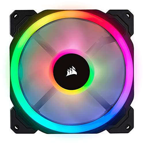 Corsair LL Series LL140 RGB 140mm Dual Light Loop RGB LED PWM Fan 2 Fan Pack avec Lighting Node Pro