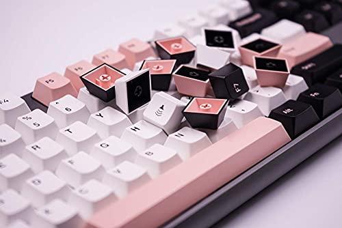 ONECAP Keycap Double Shot 160 Cherry Profile Thick PBT Keycaps for MX Switch Mechanical Keyboard（Olivia