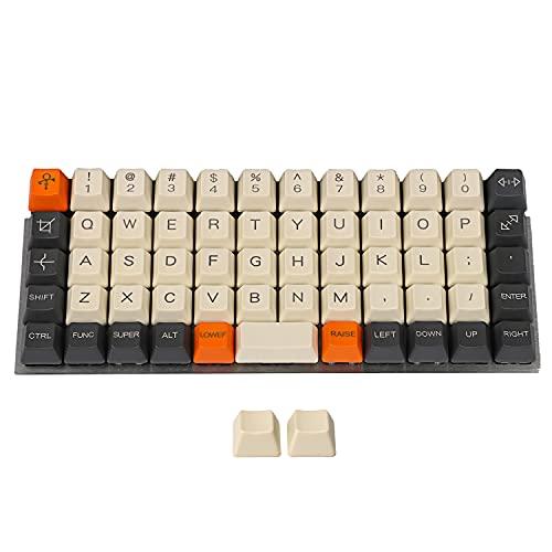 YMDK Carbon Laser-Etched Top Print OEM Keycap 1.5mm PBT für MX Switches Planck Niu40 Preonic Keyboard (Top Printed)(Nur Keycap)