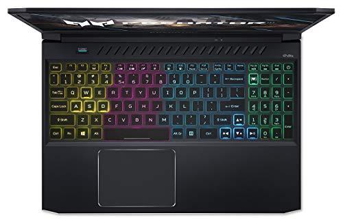 Acer Predator Helios 300 Gaming Laptop, Intel i7-10750H, NVIDIA GeForce RTX 2060 6GB, 15.6" Full HD 144Hz 3ms IPS Display, 16GB Dual-Channel DDR4, 512GB NVMe SSD, Wi-Fi 6, RGB Tastatur, PH315-53-72XD