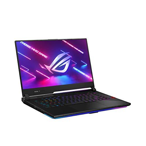 ASUS ROG Strix Scar 15 (2021) Portátil para juegos, 15,6" 300Hz IPS Tipo FHD, NVIDIA GeForce RTX 3080, AMD Ryzen 7 5800H, 16GB DDR4, 1TB SSD, Teclado RGB Opti-Mecánico por tecla, Windows 10, G533QS-DS76