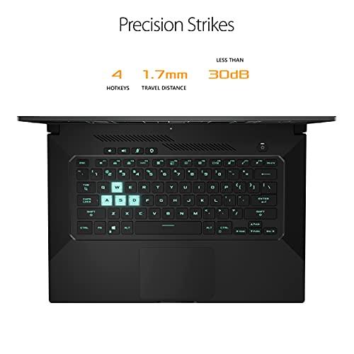 ASUS TUF Dash 15 (2021) Ultra Slim Gaming Laptop, 15,6" 144Hz FHD, GeForce RTX 3050 Ti, Intel Core i7-11370H, 8GB DDR4, 512GB PCIe NVMe SSD, Wi-Fi 6, Windows 10, Eclipse Grey Color, TUF516PE-AB73