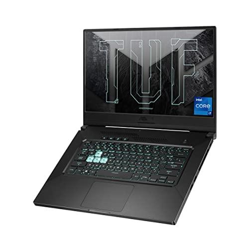 ASUS TUF Dash 15 (2021) Ultra Slim Gaming Laptop, 15,6" 144Hz FHD, GeForce RTX 3050 Ti, Intel Core i7-11370H, 8GB DDR4, 512GB PCIe NVMe SSD, Wi-Fi 6, Windows 10, Farbe Eclipse Grey, TUF516PE-AB73