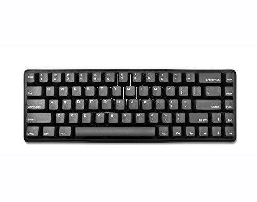 Vortexgear Cypher 65% - Tastiera meccanica da gioco completamente programmabile con cavo USB staccabile - Keycaps in PBT incisi al laser - Tattile (barra spaziatrice standard, Cherry Mx Clear)