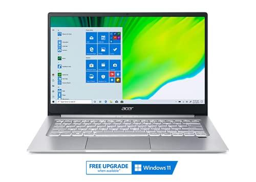 Acer Swift 3 Thin & Light Laptop, 14" Full HD IPS, AMD Ryzen 7 4700U Octa-Core mit Radeon Graphics, 8GB LPDDR4, 512GB NVMe SSD, Wi-Fi 6, Backlit KB, Fingerprint Reader, Alexa Built-in