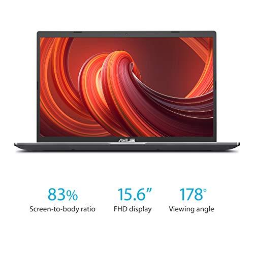 ASUS VivoBook 15 F515 cienki i lekki laptop, wyświetlacz 15,6" FHD, procesor Intel Core i3-1005G1, 4GB DDR4 RAM, 128GB PCIe SSD, czytnik linii papilarnych, Windows 10 Home w trybie S, łupkowoszary, F515JA-AH31