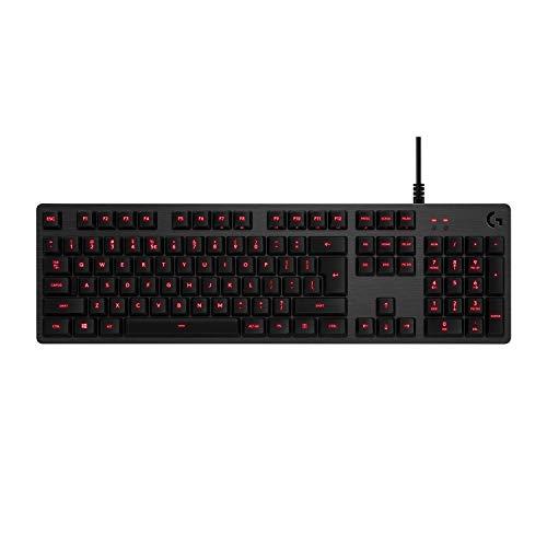 Tastiera da gioco meccanica retroilluminata Logitech G413 con USB Passthrough - Carbonio